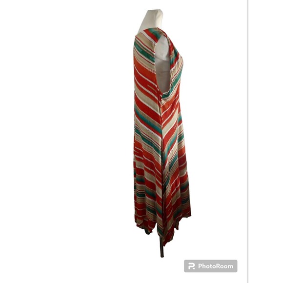 Lauren Ralph Lauren Colorful Dress Fit and Flare Swing Dress Women's XXL Midi - Picture 3 of 11